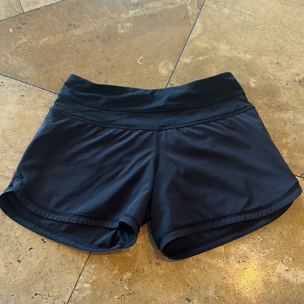 Black lululemon shorts like new